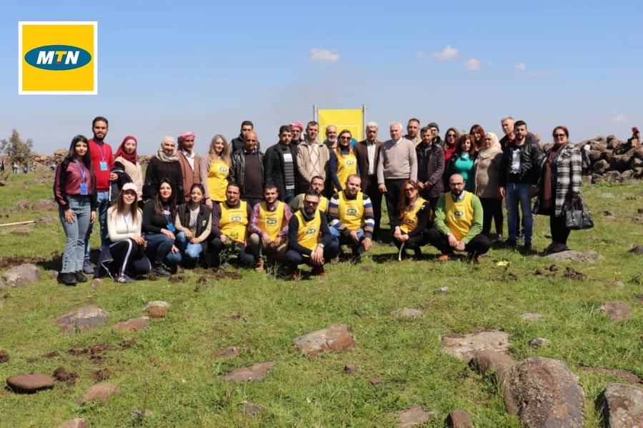 دام برس : شركة MTN سوريا ترعى ختام موسم التشجير ضمن حملة الأيادي الخضراء لإعادة الحياة للغابات السورية